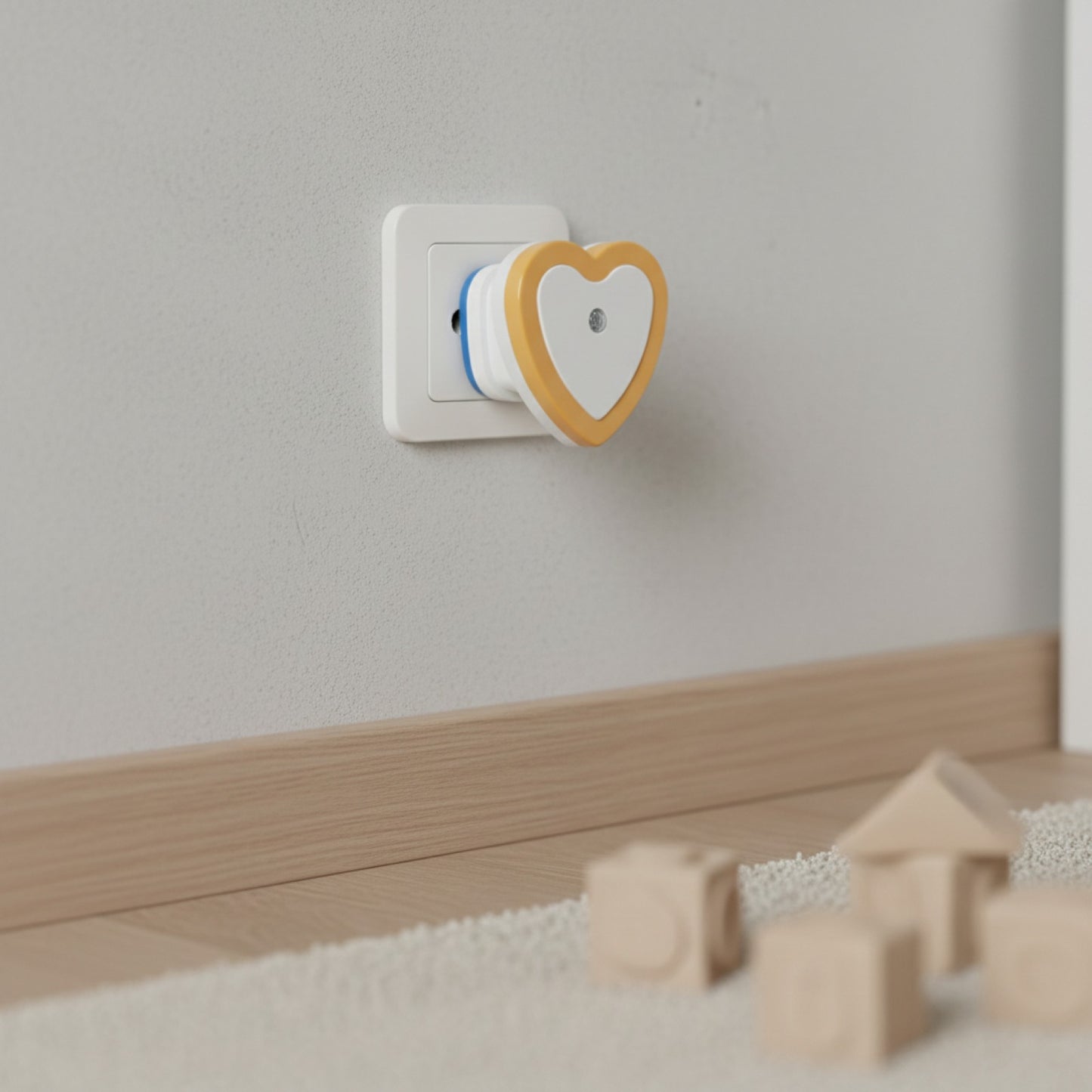 Veilleuse Murale LED Bébé avec Capteur de Mouvement - Lampe de Nuit Automatique pour Chambre, Couloir, Escalier