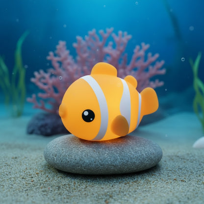 Lampe de Chevet LED Silicone Animale Mignon - Portable & Rechargeable pour Chambre Enfant