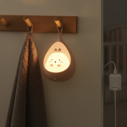 Veilleuse LED Intelligente à Détection Humaine - Recharge USB pour Chambre, Chevet, Couloir