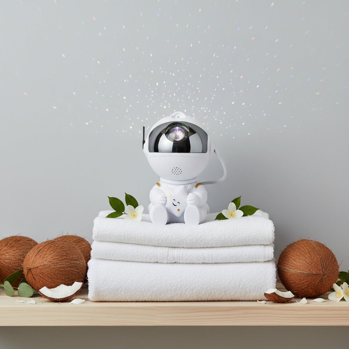 Projecteur Astronaute Galaxie : Veilleuse Étoilée pour Chambre d'Enfant, Déco Espace & Cadeau Original
