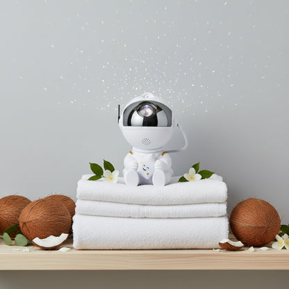 Projecteur Astronaute Galaxie : Veilleuse Étoilée pour Chambre d'Enfant, Déco Espace & Cadeau Original