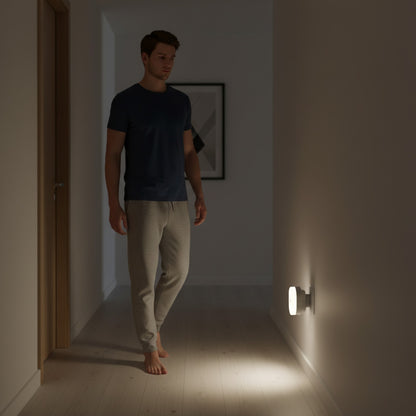 Veilleuse LED Connectée WiFi Tuya avec Capteur de Mouvement PIR - Blanc Chaud & RGB - App & Voix (Alexa/Google Home)