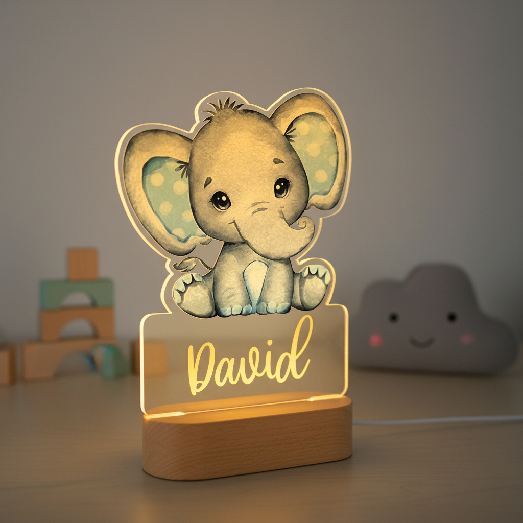Veilleuse personnalisée prénom enfant