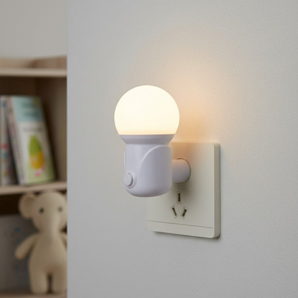 Lampe de Chevet LED Enfant Moderne - Prise Murale EU, Veilleuse Romantique