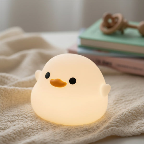 Lampe de Nuit LED Canard Mignon Rechargeable USB - Idéale pour Enfants