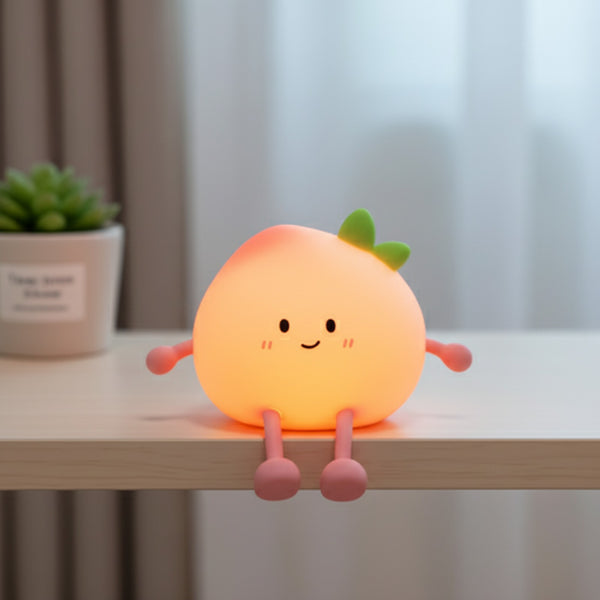 Veilleuse Silicone Chat Rechargeable USB avec Télécommande - Lampe de Chevet Tactile pour Enfants et Bébés